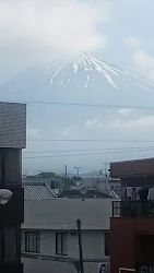 新幹線の車窓から見た富士山