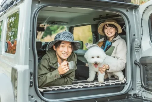 ペット同伴可能車中泊